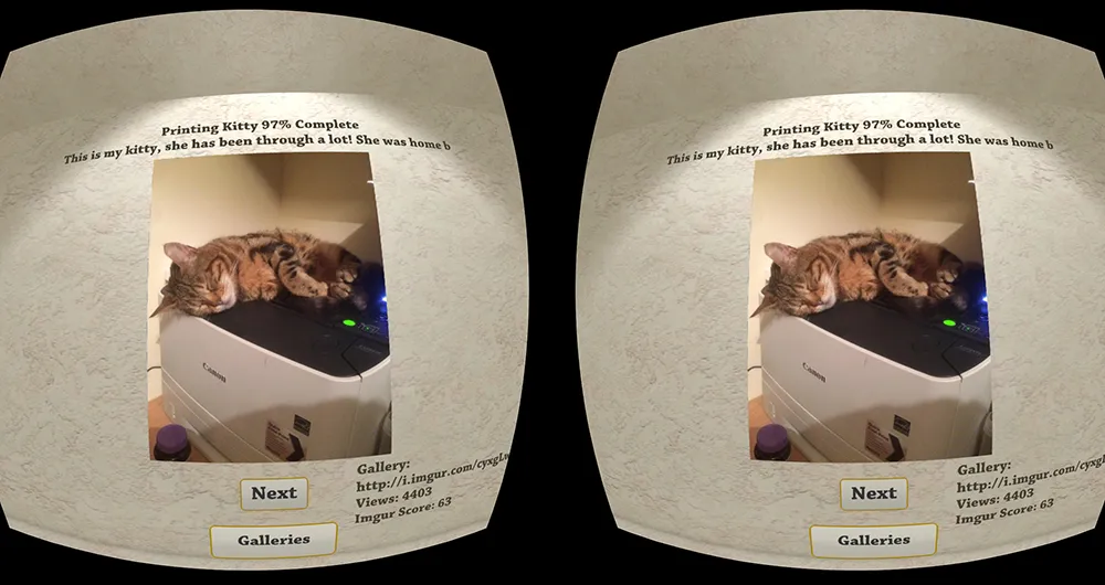 You can now browse Reddit and Imgur photos in VR