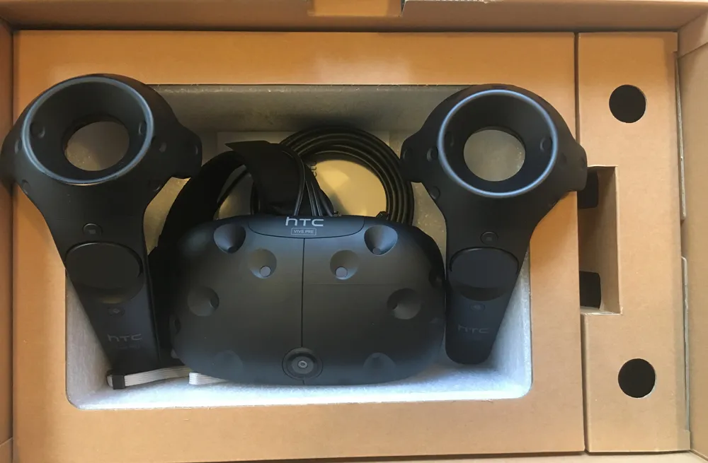 Unboxing the HTC Vive Pre, and the Small Tweaks Needed for the Consumer Version