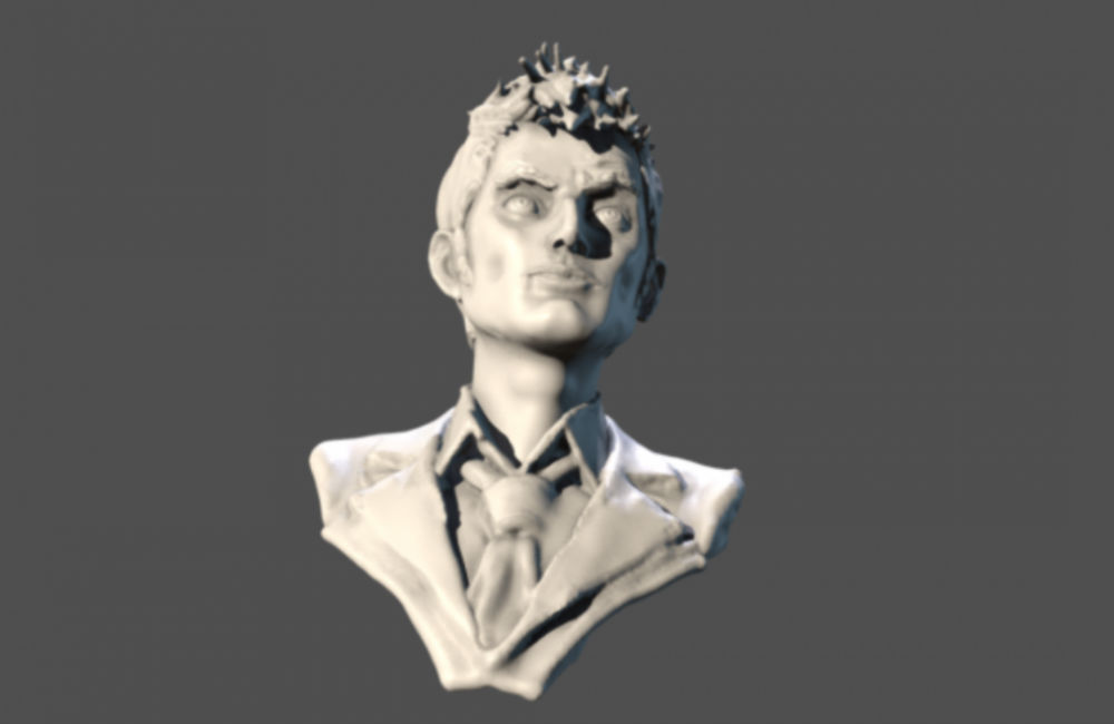 Daily VR Sketch: Doctor Who's 10th, David Tennant