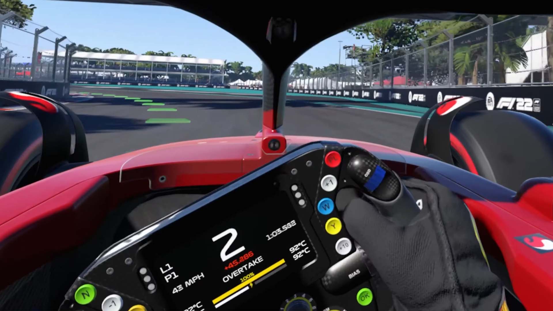 EA F1 22 VR is too blurry, but recording looks good 