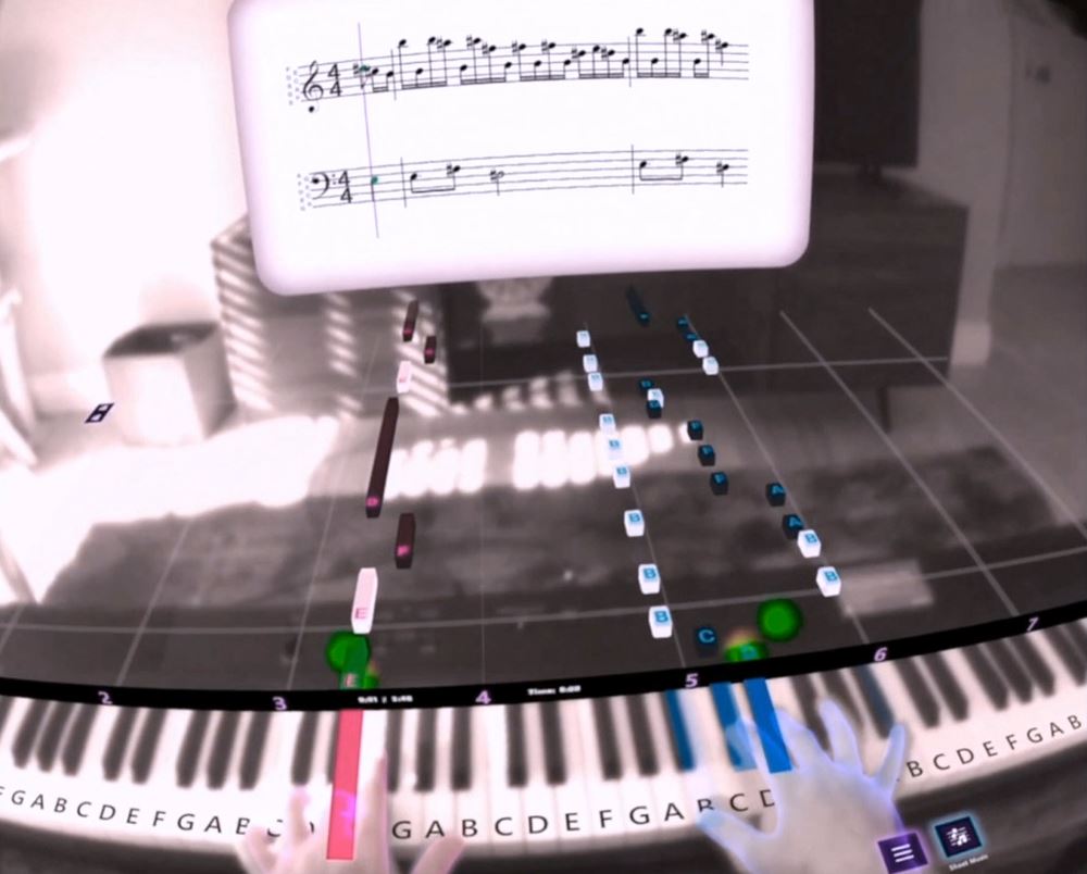 You can now use VR to learn piano for free