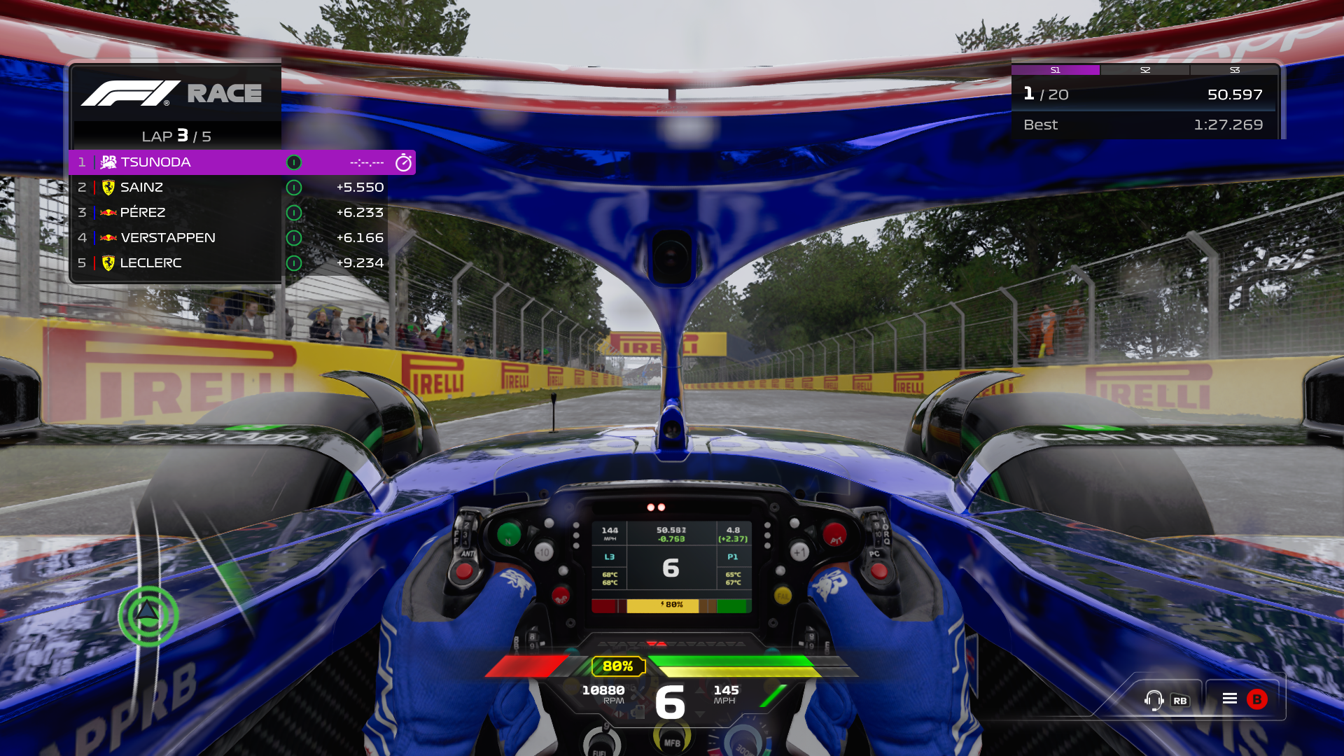 F1 24 - Flatscreen mode on Ultra settings