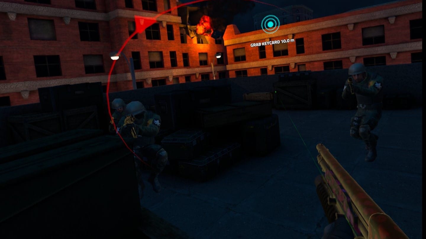 Zero Caliber 2 screenshot showing three enemies near you