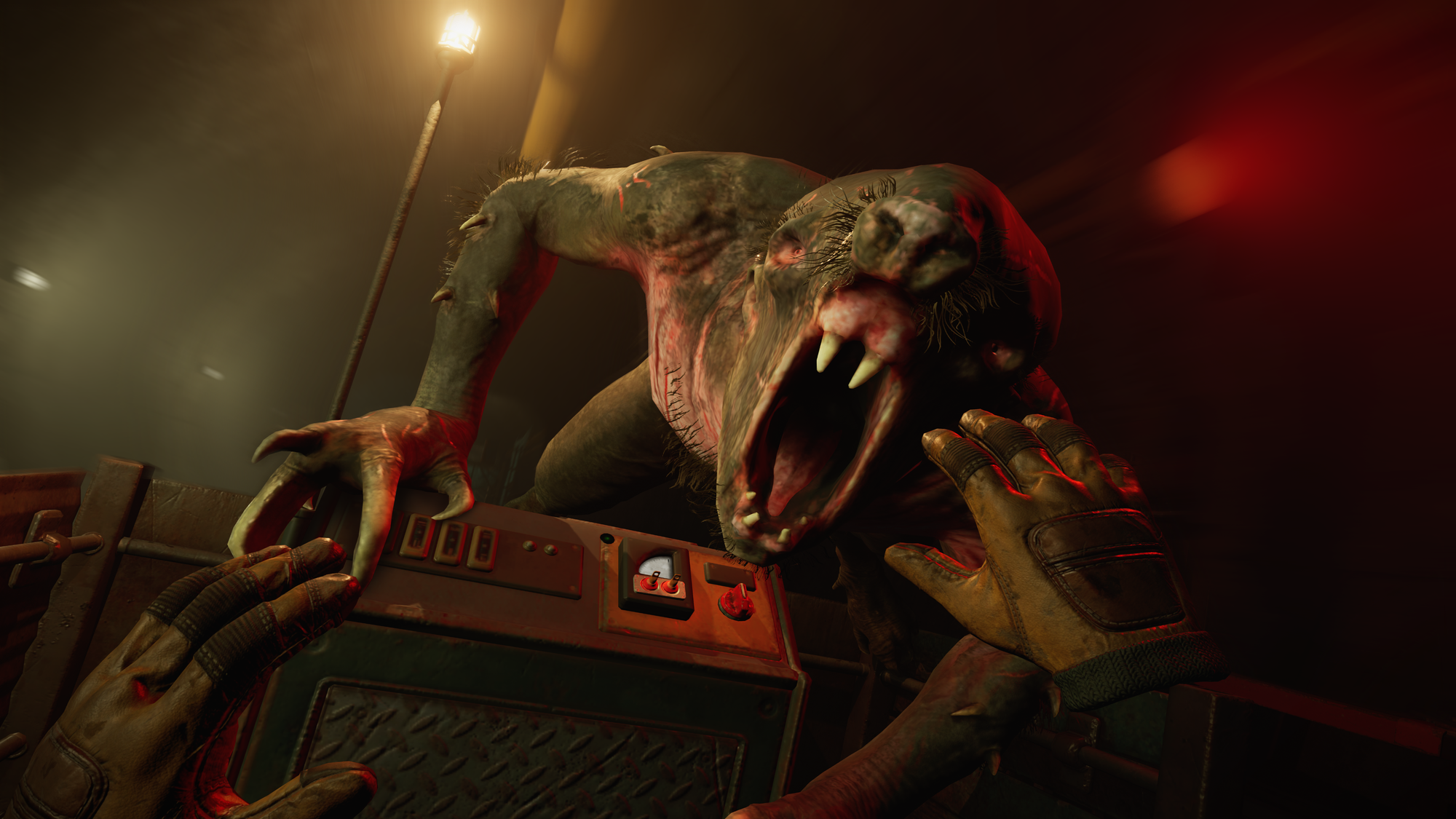 Metro Awakening screenshot shows a mutant mole creature in front of you