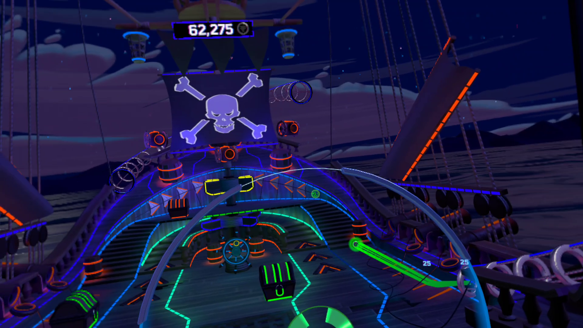 Bounce Arcade screenshot shows a pirare themed pinball table