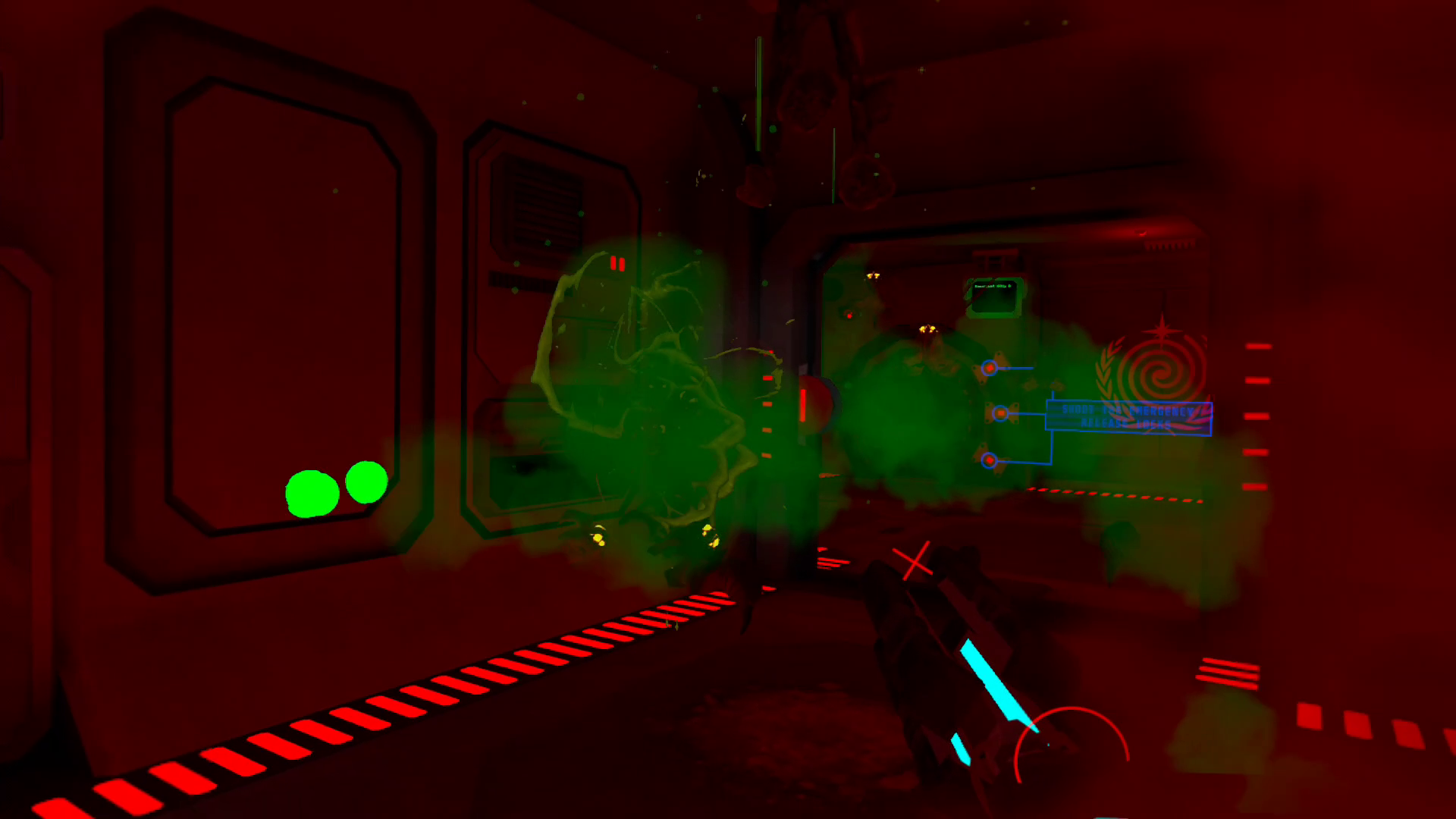 By Grit Alone screenshot shows an alien spewing toxic gas