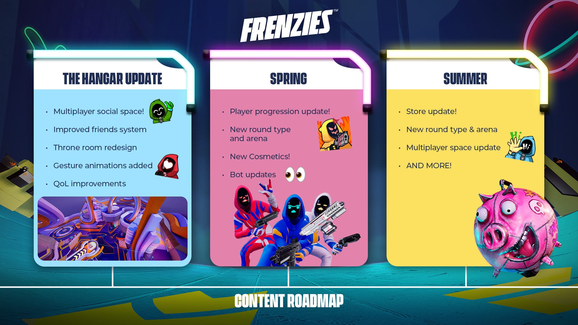 FRENZIES Gets Multiplayer Social Space As nDreams Outlines New Roadmap