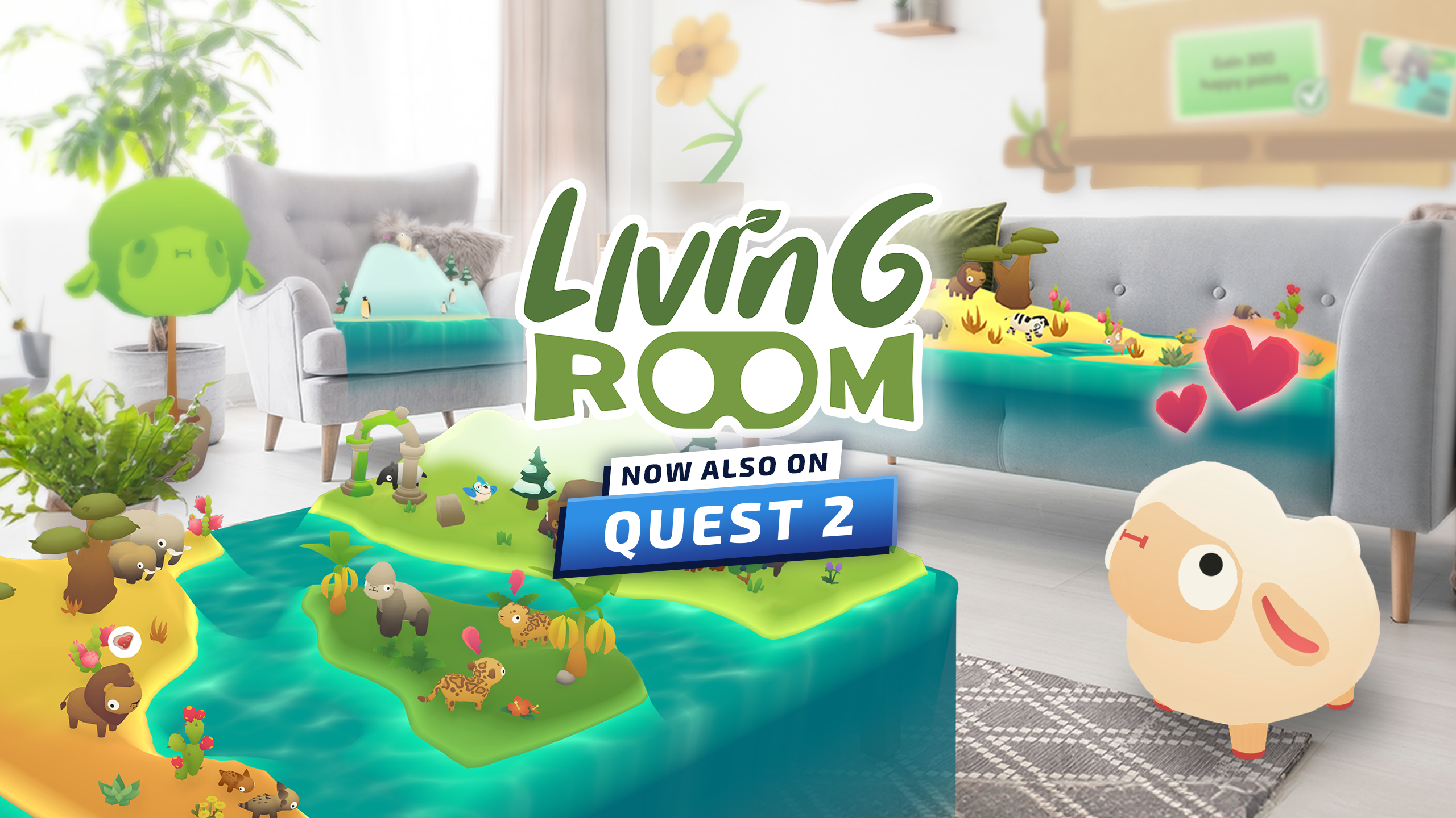 Mixed Reality Animal Wrangling Sim Living Room Adds Quest 2 Support