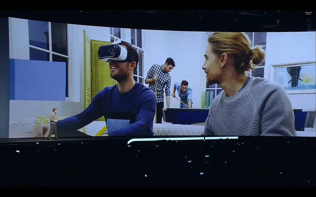 Samsung debuts new version of the Gear VR at the Mobile World Conference