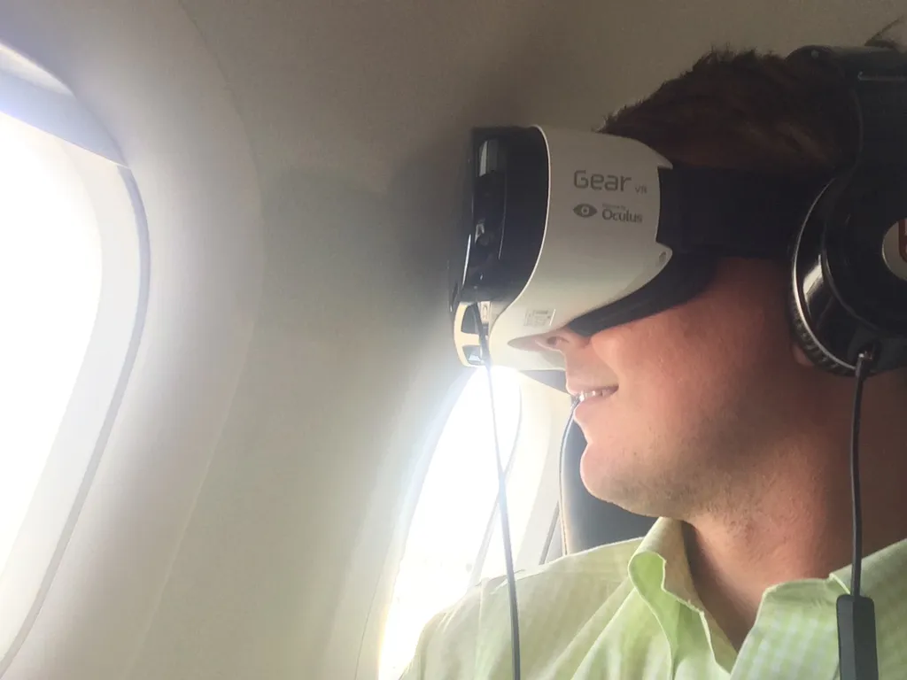 Joining the VR Mile High Club: Observations on the GearVR at 32000ft