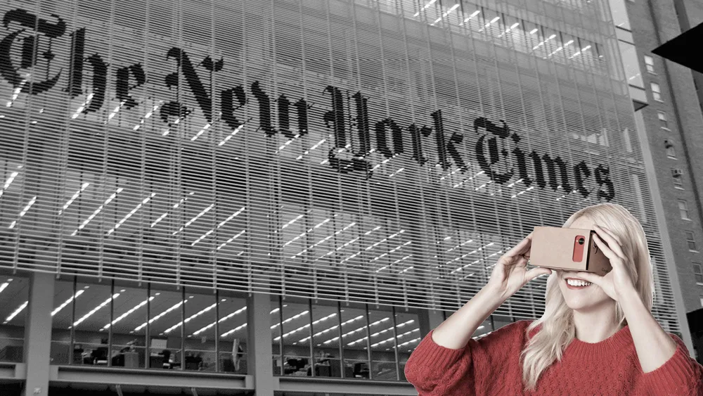 The New York Times Continues To Expand Into Virtual Reality With Ad Agency Buyout