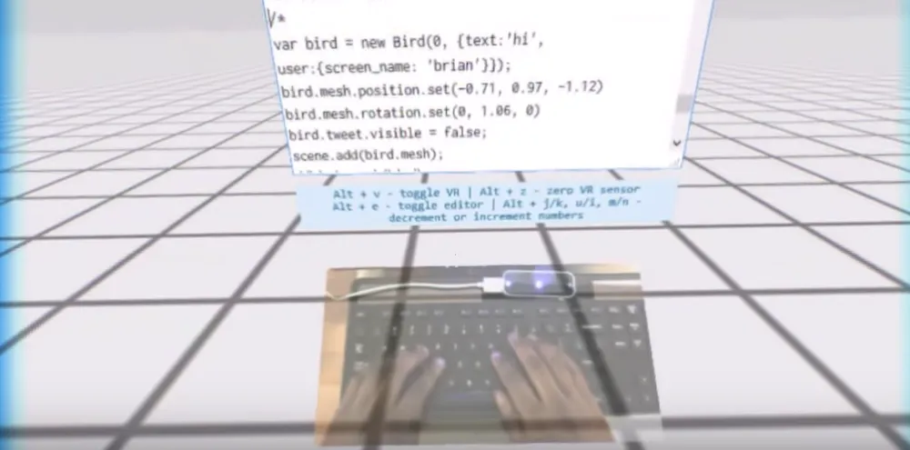 Real-Time Coding In VR Is Possible With 'RiftSketch' From AltspaceVR Dev