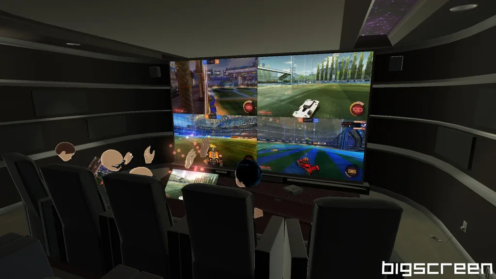 'Bigscreen' Is Hosting The First Virtual LAN Party in VR Tonight Featuring 'Rocket League'