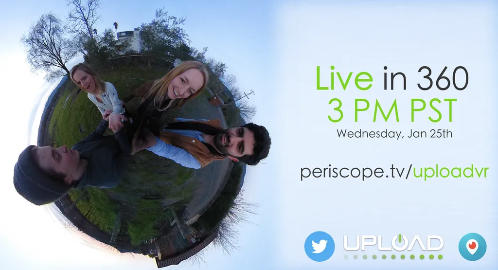 UploadVR is on Periscope! Join Twitter's Director of VR LIVE in 360°