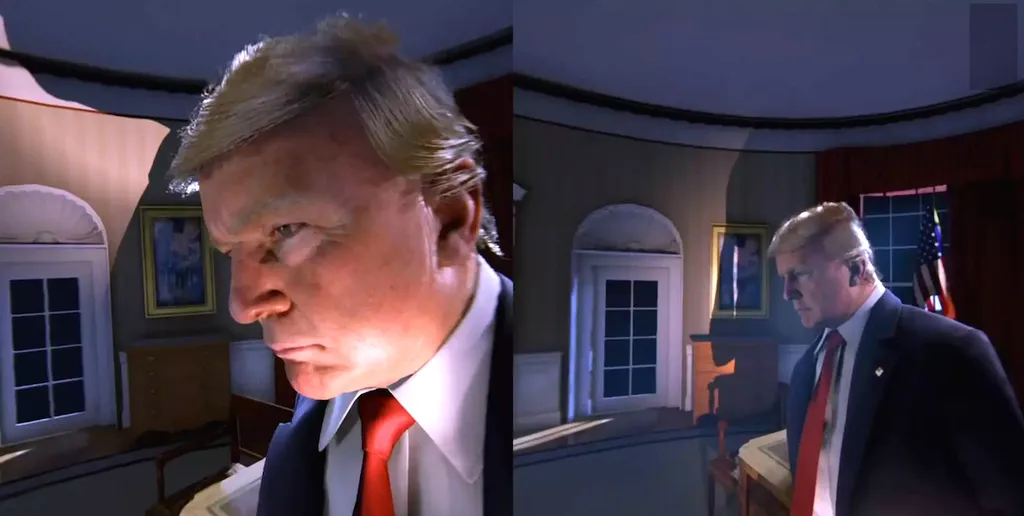 Meet Your New President: Photorealistic Trump Takes Office in VR