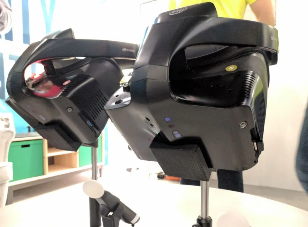 Hands-On at CES With Intel's Project Alloy Standalone VR Headset