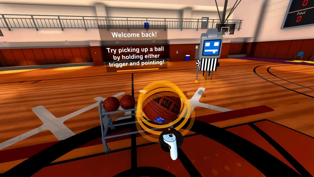 VR Basketball Sim Nothin' But Net Adds Online Multiplayer and New Mode