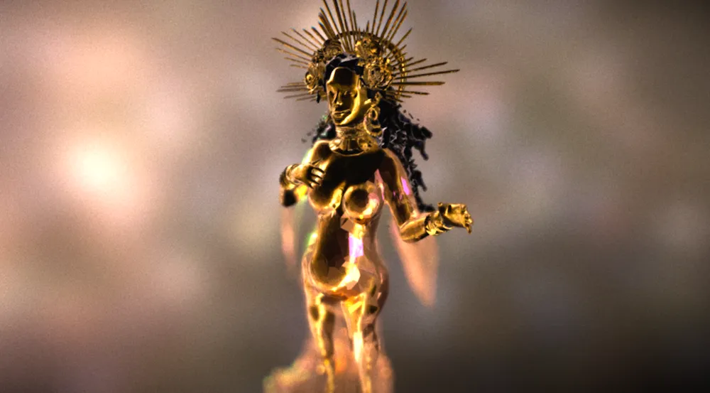 Mother of Light: VR Artist Depicts Pregnant Beyoncé as a Golden Goddess