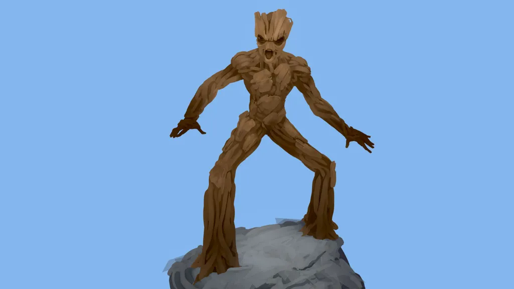 Daily VR Sketch: Guardians of the Galaxy Vol. 2 -- Groot