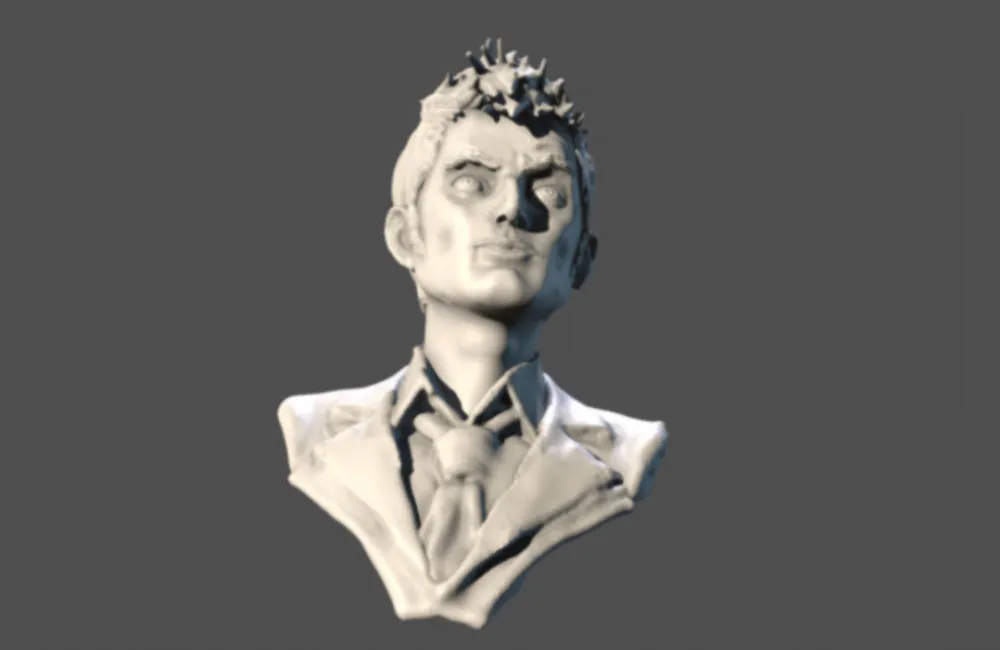 Daily VR Sketch: Doctor Who's 10th, David Tennant