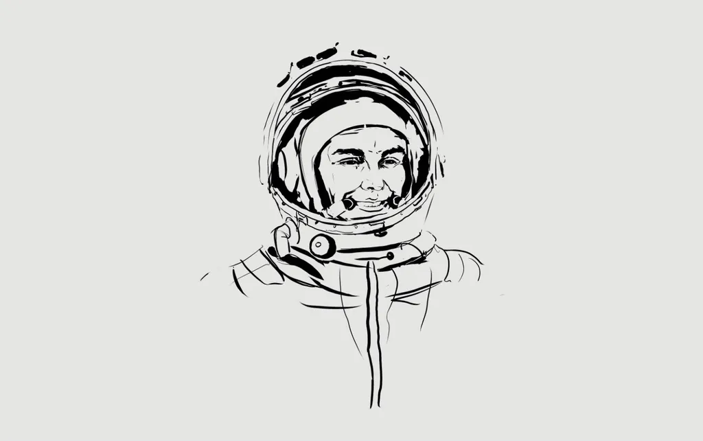 Daily VR Sketch: Yuri Gagarin, The First Man In Space