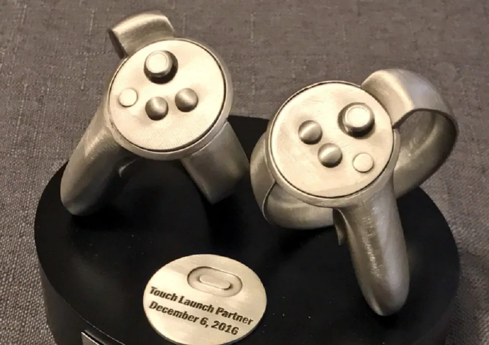 Oculus Is Sending Touch Launch Partners Controller-Shaped Trophies