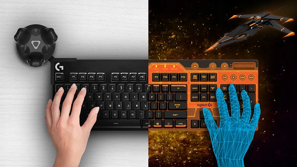 Logitech Is Working On A VR Keyboard That Works With Vive Tracker