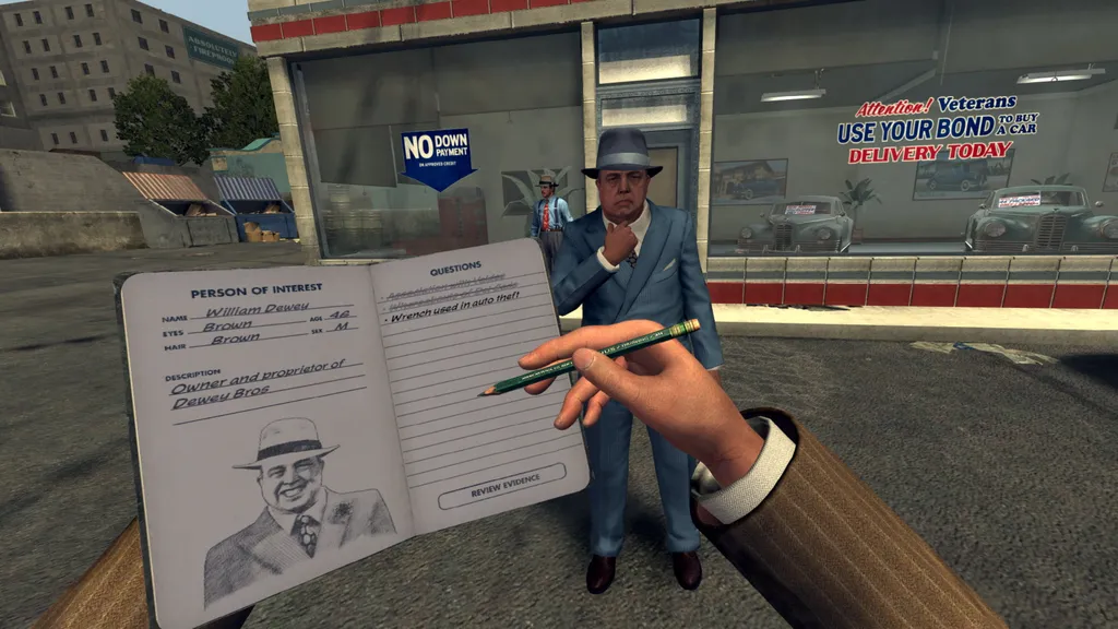 Fresh LA Noire: The VR Case Files Patch Fixes Vive Crashing Issues