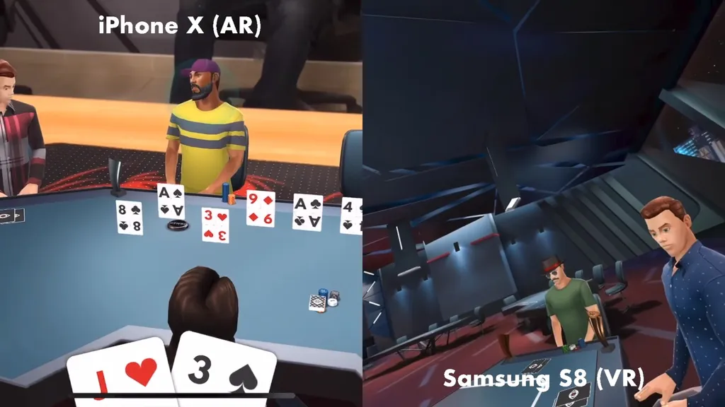 Check Out iPhone's ARKit Working Cross-Platform With Gear VR For A Round Of Poker