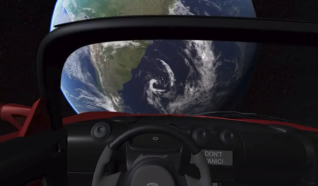 Jump Inside Elon Musk's Space Tesla In This 360 Video