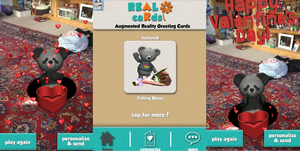 REAL cARds Are AR Greetings Cards For iOS