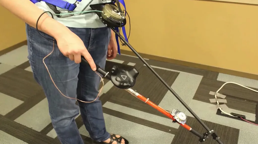 This Haptic Cane Allows Blind People To Navigate VR