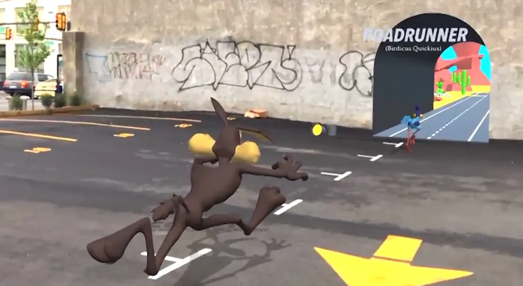 Road Runner vs Wile E. Coyote Might Be AR's Coolest Video Yet