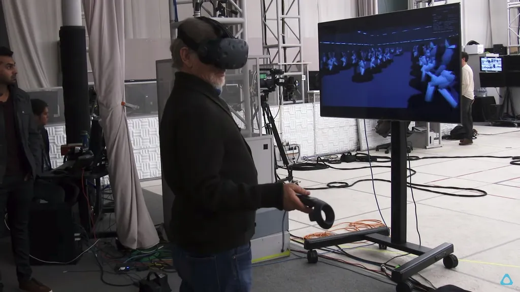 Watch Steven Spielberg Use An HTC Vive To Direct Ready Player One
