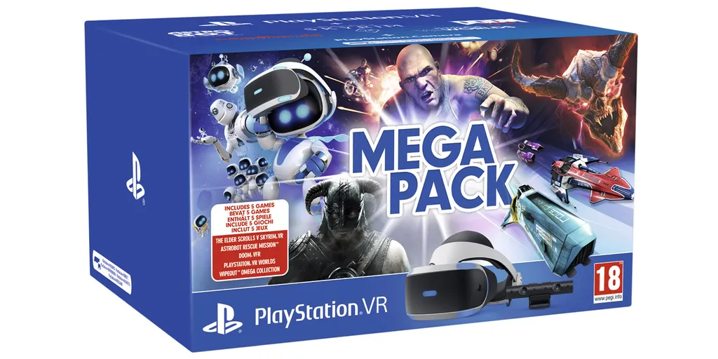 New PSVR 'Mega Pack' Europe Bundle Includes Skyrim VR, Doom VFR, Astro Bot, and Wipeout: Omega Collection