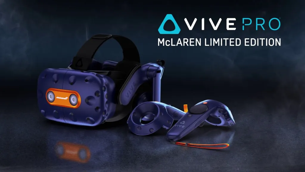 HTC & McLaren Unveil Limited Edition Vive Pro With McLaren VR Experiences