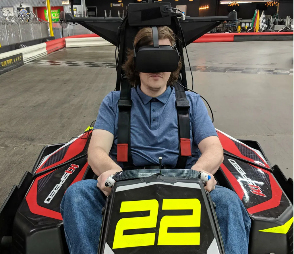 I Crashed A Mixed Reality Go Kart Into A Real Barrier