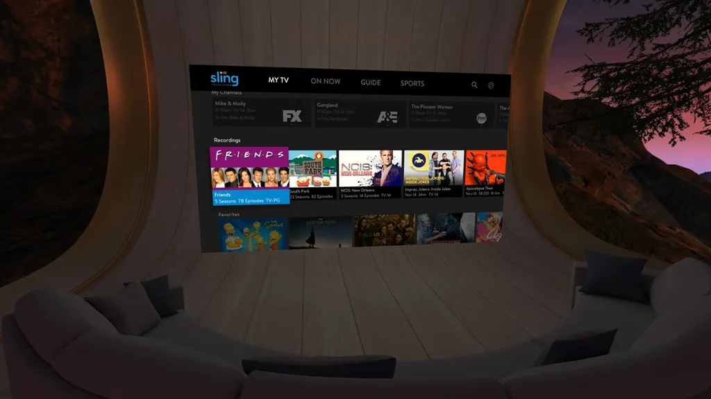 Sling TV Now Supports Multi-User Watching On Oculus Go