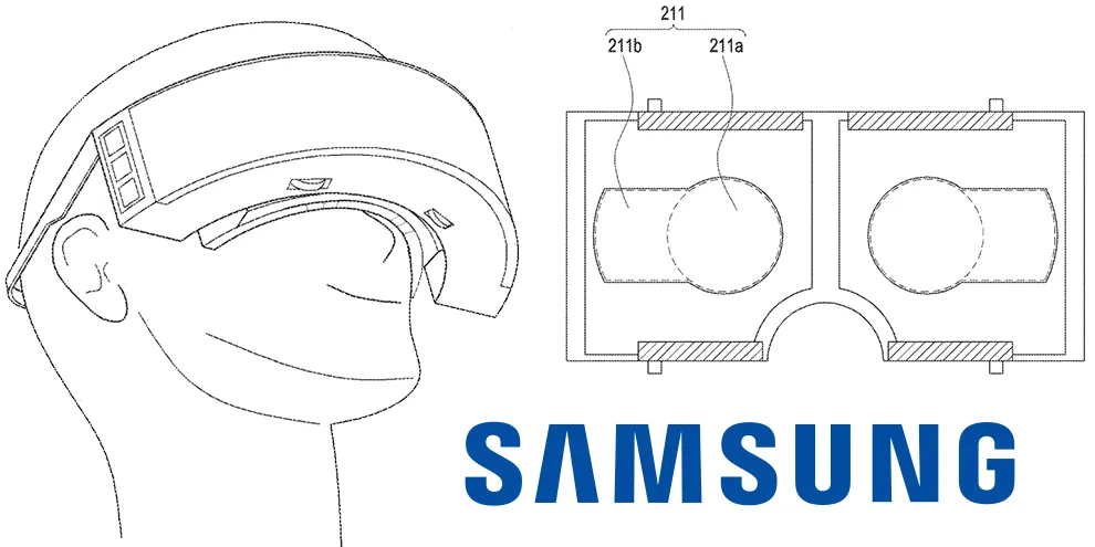 Samsung Files Patent For 180 Degree VR Headset With Curved OLED Displays