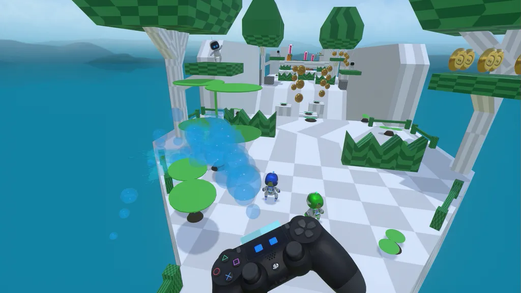 Astro Bot Dev Photos May Hint At Cut Multiplayer Support
