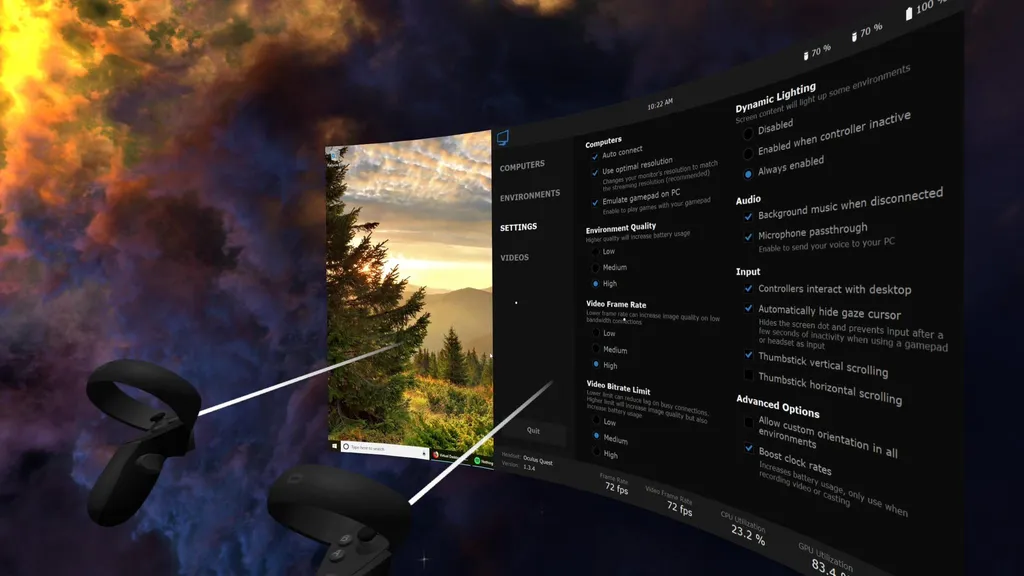 Virtual Desktop Adds Offline Support Over LAN Connections On Oculus Quest