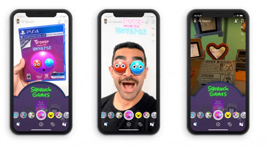 Bring Trover Saves The Universe Into AR With This New Snapchat Lens