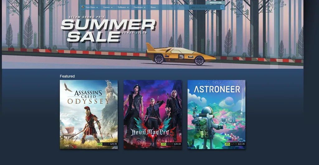 Over 1,200 VR-Supported Games Discounted During Steam Summer Sale