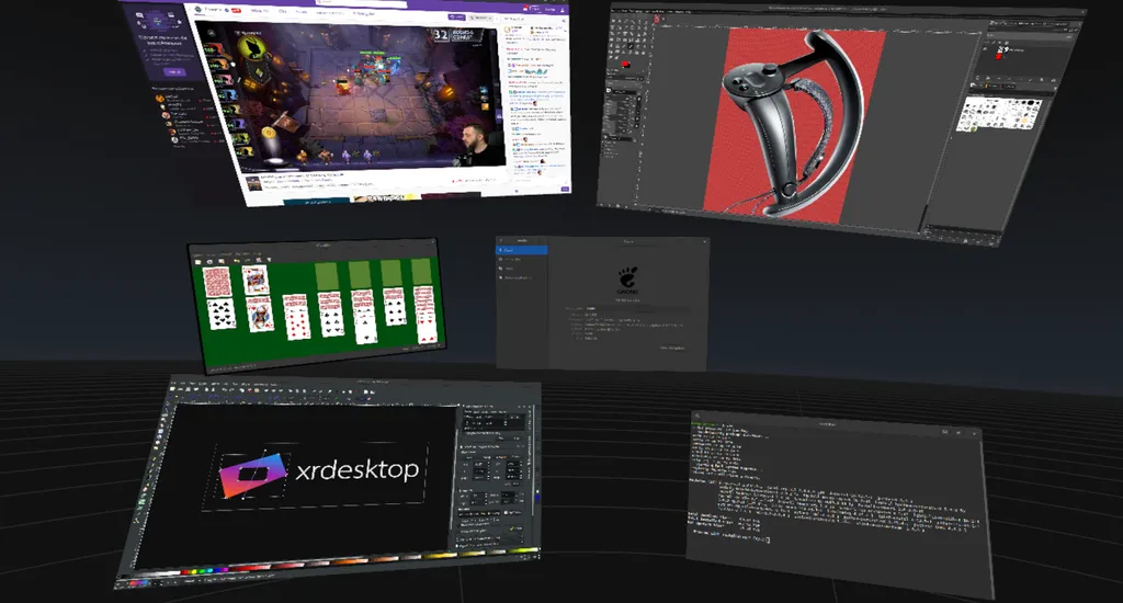 Valve-backed Xrdesktop Brings Linux Desktop Environments Into VR