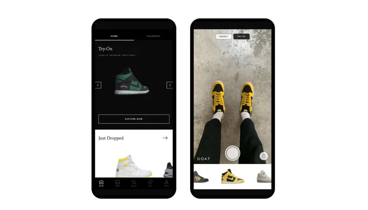Sneaker App GOAT Allows You To Try On Rare Shoes Through AR