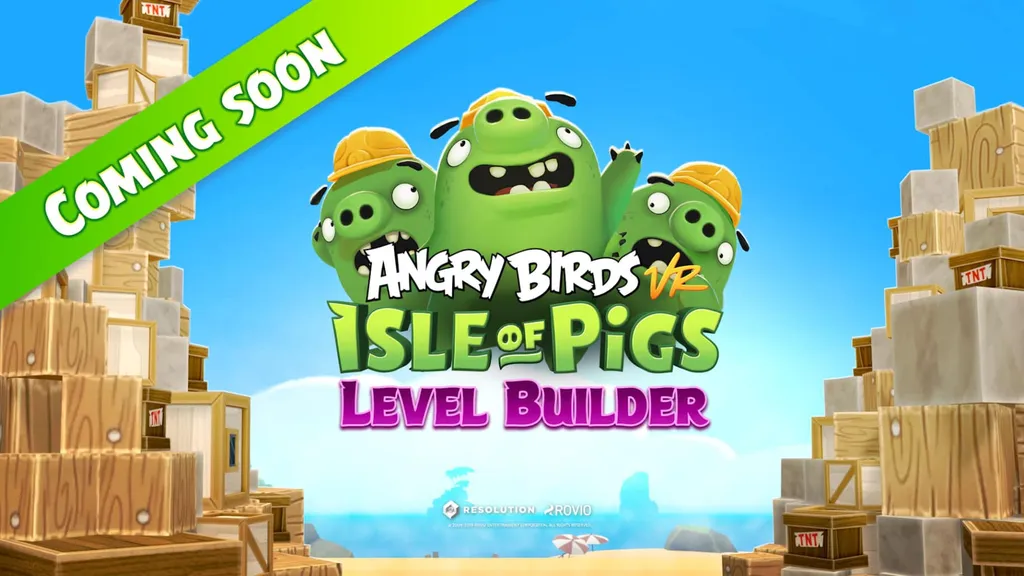 Angry Birds VR: Isle of Pigs Level Builder Launches Today