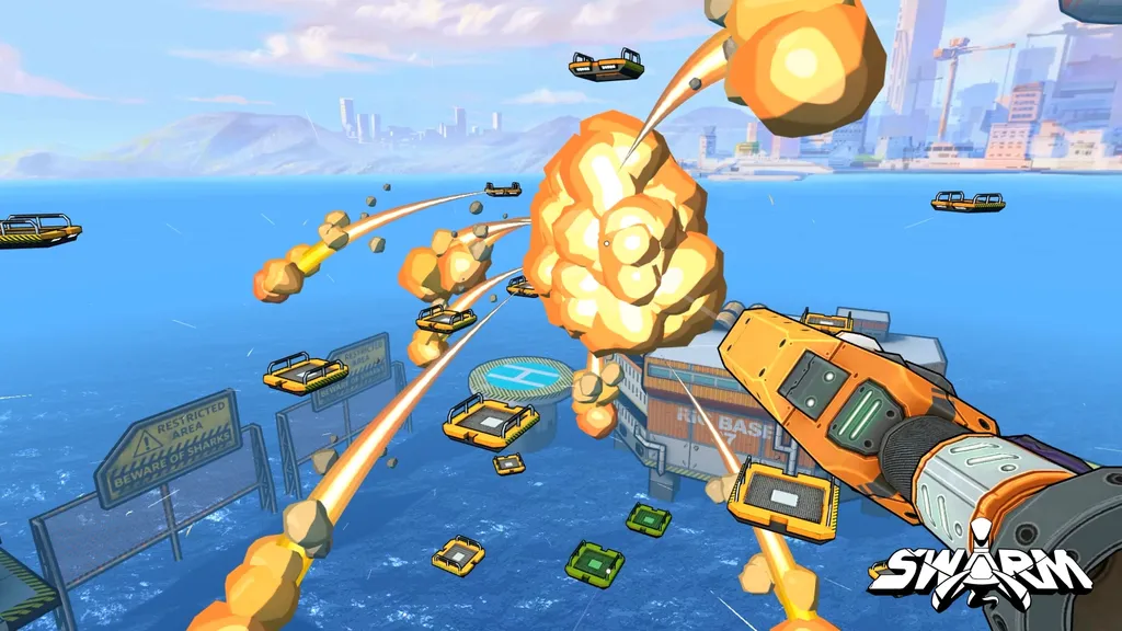 Swarm Is An Agile Arcade Shooter Coming To Quest And PC Soon