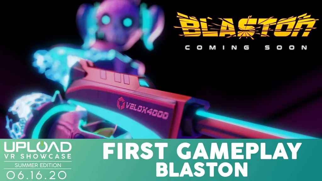 See The First Gameplay of Blaston At The Upload VR Showcase