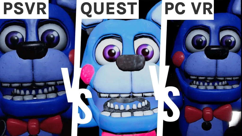 Five Nights At Freddy's VR: Oculus Quest vs PSVR vs PC Graphics