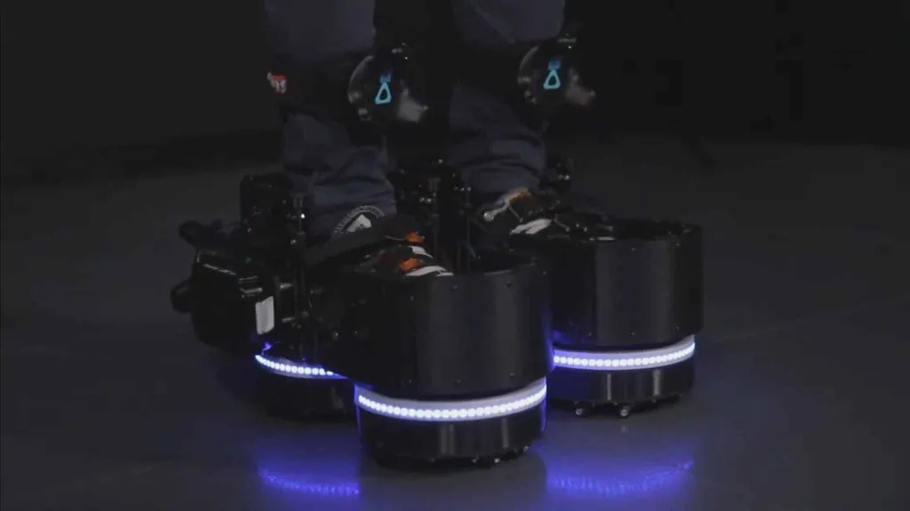 Watch: Robotic VR Boots Keep You In One Spot While You Walk Forward